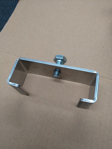 Concrete fence post - concrete, stainless