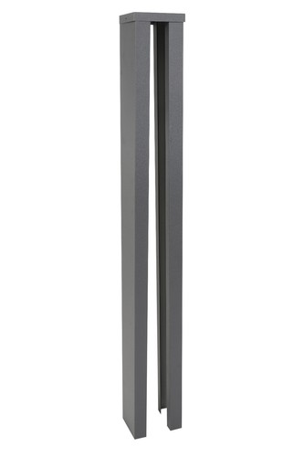Shaped slotted fence post - fence,