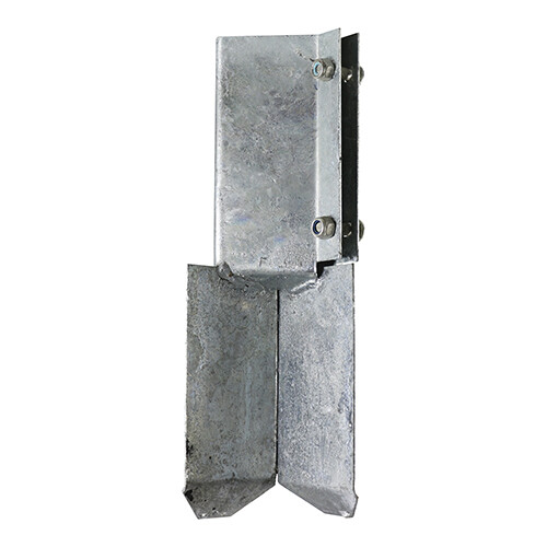 Concrete shoe fence post - fence,