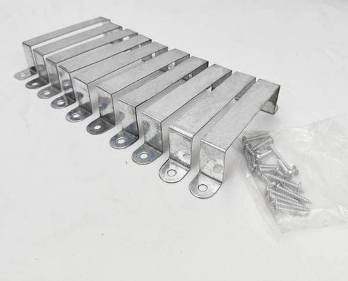Galvanised steel fence post - fence,